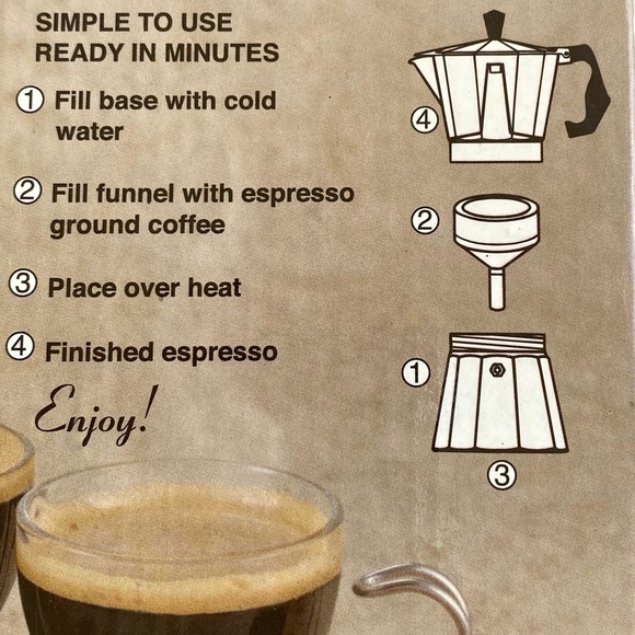 Espresso by Laroma 6 cup NIB - Picture 3 of 5